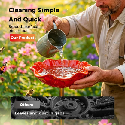 🔥Last Day 55% OFF 🔥 Colorful Metal Flower Stake for Birds, Bees & Butterflies